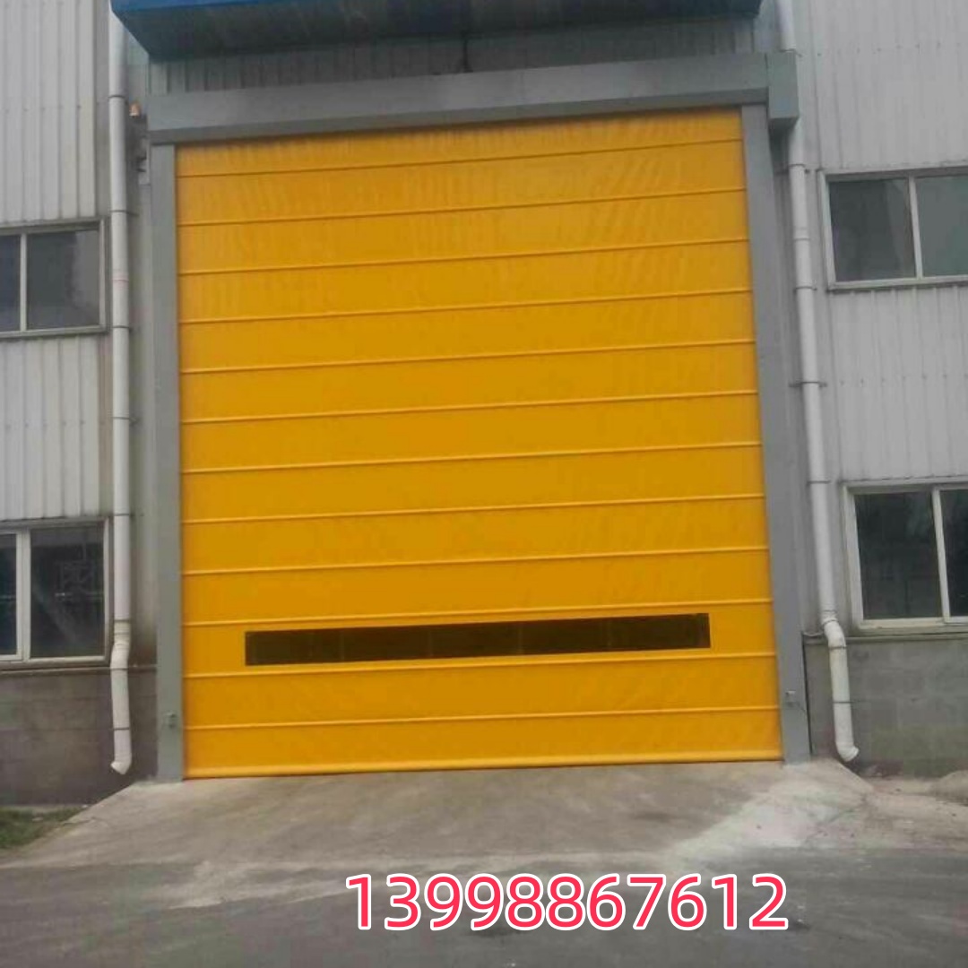 沈阳涡轮硬质快速门施工要点,大跨度厂区通道防风抗寒专用门类(图2) 文章插图
